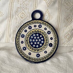 Boleslawiec Polish Pottery Cheese Cutting Board